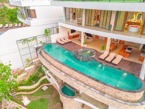 Property building, Natural landscape, View (from property/room), Balcony/Terrace, Swimming pool