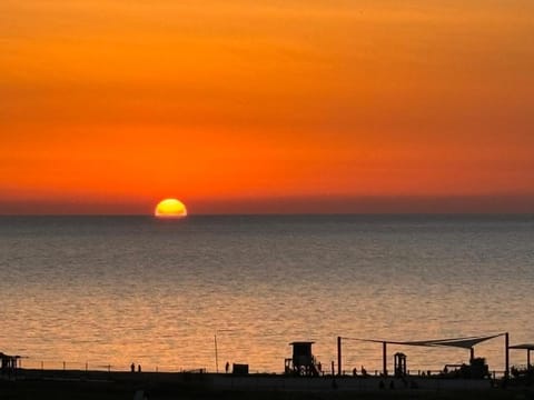 Natural landscape, Beach, Sea view, Sunset