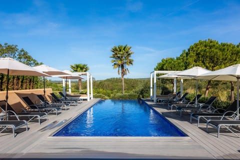 Property building, Living room, Swimming pool