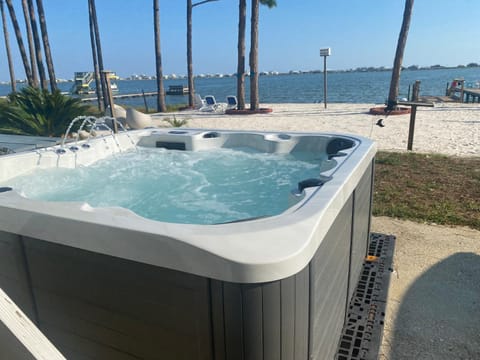 Waterfront Home With Private Beach & Hot Tub House in West Beach