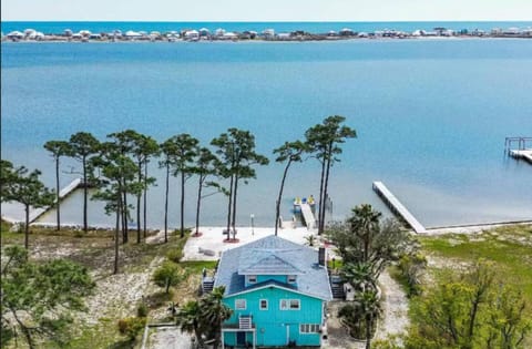 Waterfront Home With Private Beach & Hot Tub House in West Beach