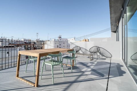 Day, Balcony/Terrace, Seating area