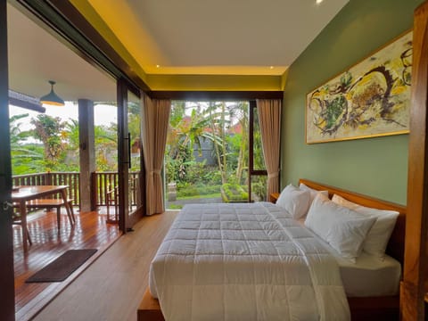 Bed, Garden, View (from property/room), Balcony/Terrace, Photo of the whole room, Seating area, Bedroom