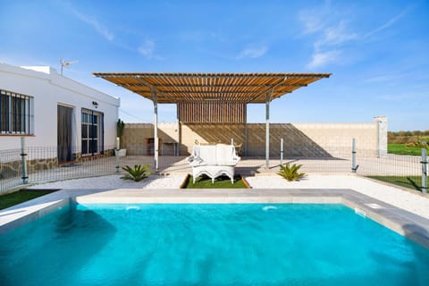 Property building, Living room, Swimming pool