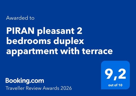 PIRAN pleasant 2 bedrooms duplex appartment with terrace Apartment in Piran