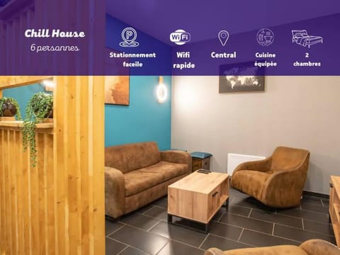 Le Chill House centre ville Apartment in Bourgogne-Franche-Comté