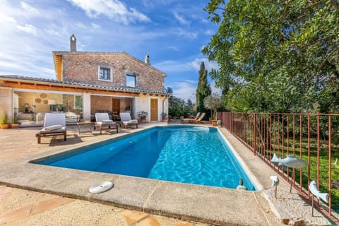 Property building, Living room, Swimming pool
