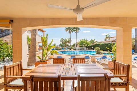 Property building, Living room, Swimming pool