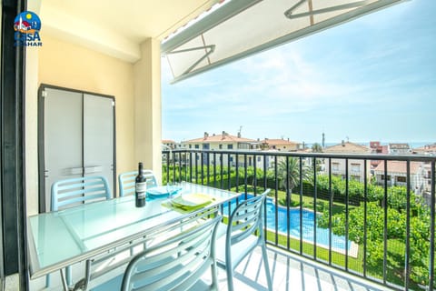 View (from property/room), Balcony/Terrace, Garden view, Sea view