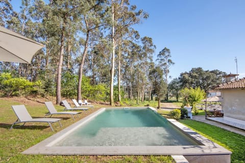Property building, Living room, Swimming pool