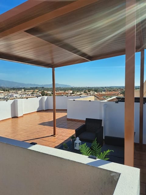 View (from property/room), Balcony/Terrace, Dining area, Beach
