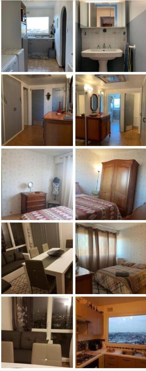 Chambre#1privée en colocation Vue sur Paris Tour Eiffel Vacation rental in Île-de-France