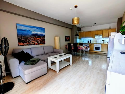 Kitchen or kitchenette, Living room, Seating area, Dining area, minibar, pet friendly, stove
