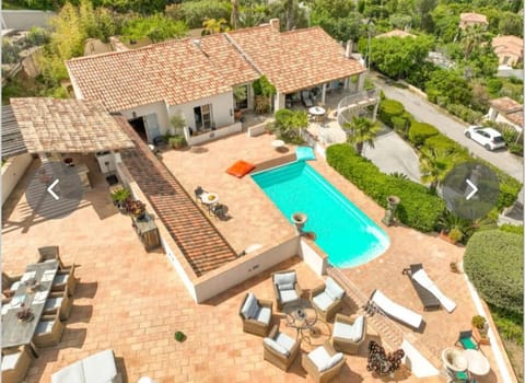 Patio, Bird's eye view, Garden view, Pool view, Swimming pool, sunbed