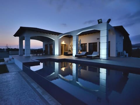 Swimming pool, Sunset