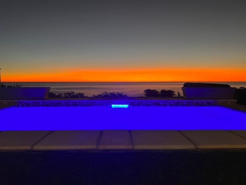 Sea view, Swimming pool, Sunset