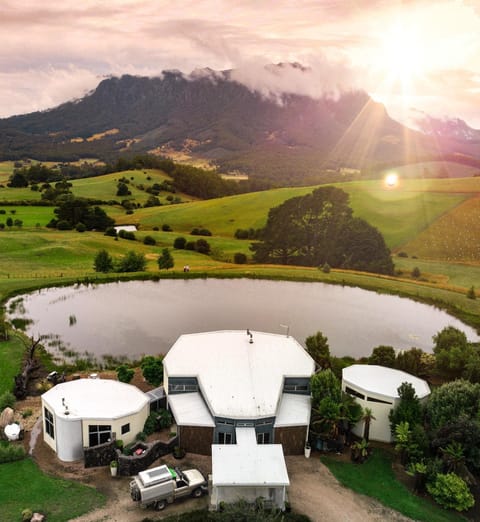 Mountain view, Sunset