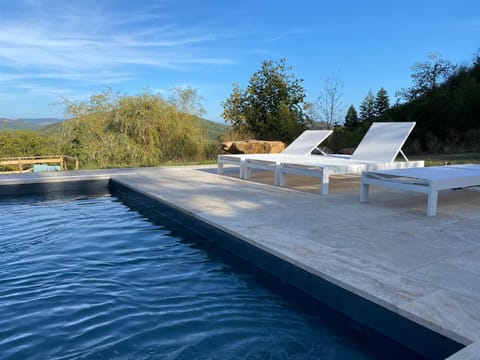 Property building, Living room, Swimming pool