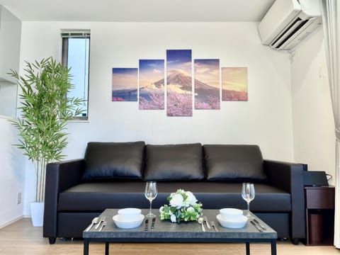 Living room, air conditioner