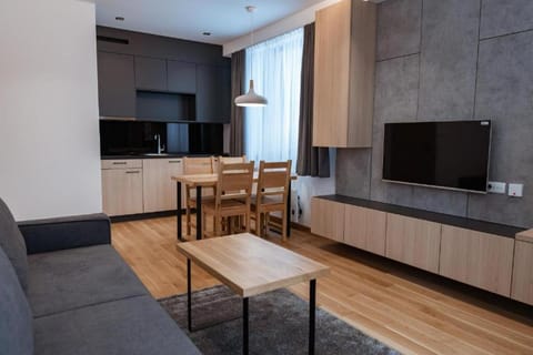 Kitchen or kitchenette, Living room