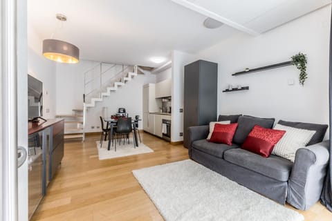 Kitchen or kitchenette, Living room, Dining area