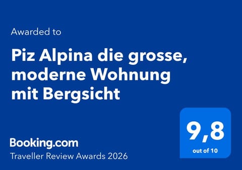 165 qm moderne 4 Zimmer Wohnung mit Bergsicht - Piz Alpina Apartment in Davos