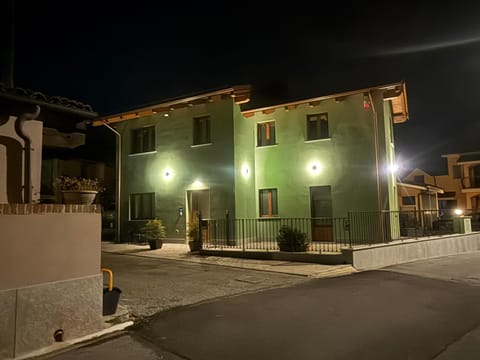 Property building, Night, Street view