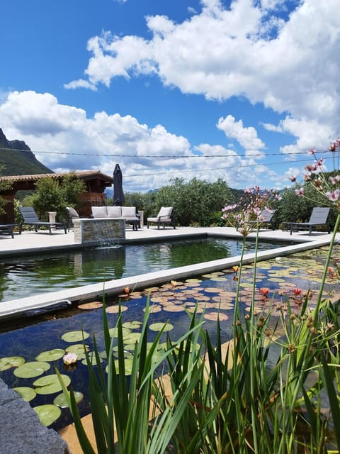 Day, Natural landscape, Mountain view, Swimming pool