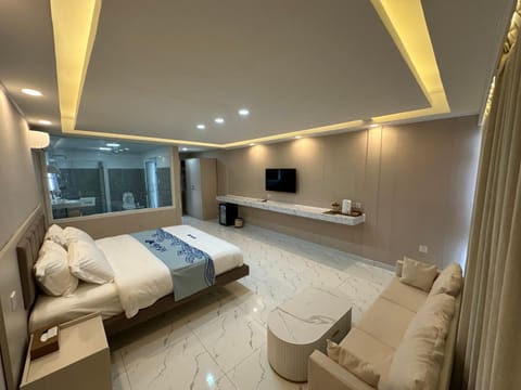 TV and multimedia, Living room, Photo of the whole room, Seating area, Bedroom