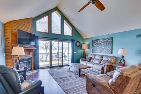 Retreat with Dock and Views in Lake of the Ozarks House in Lake of the Ozarks