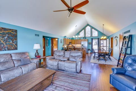 Retreat with Dock and Views in Lake of the Ozarks House in Lake of the Ozarks