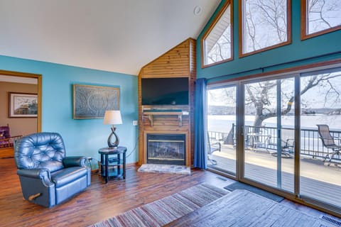 Retreat with Dock and Views in Lake of the Ozarks House in Lake of the Ozarks