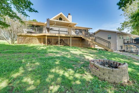 Retreat with Dock and Views in Lake of the Ozarks House in Lake of the Ozarks