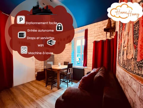 Le Logis Des Sorciers - Home Homy Apartment in Montluçon