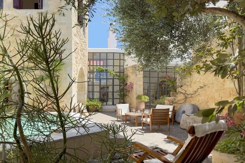 Patio, Garden, Pool view, Swimming pool, sunbed