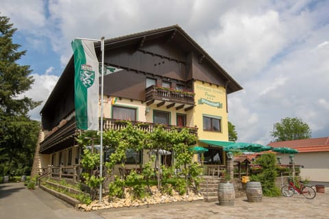 Property building, Facade/entrance, Spring, Day
