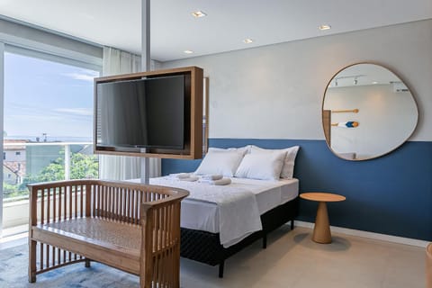 Bed, TV and multimedia
