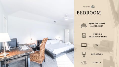 Bed, Photo of the whole room, Bedroom