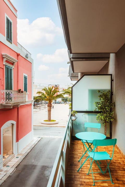 Property building, Patio, Day, View (from property/room), Balcony/Terrace, Living room, Seating area