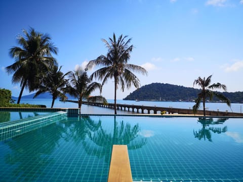 Pool view, Sea view, Swimming pool