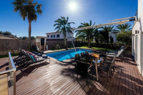 Property building, Living room, Swimming pool