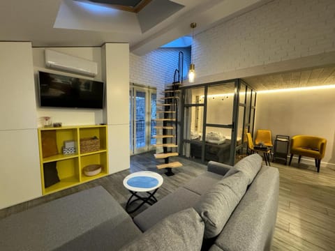 TV and multimedia, Living room, Seating area, Evening entertainment, air conditioner