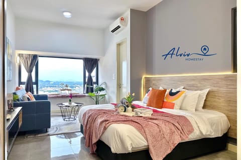 Bed, Living room