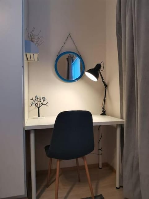 Bedroom, hair dresser