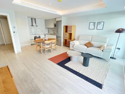 Kitchen or kitchenette, Living room, Photo of the whole room, Dining area, Sea view, Sea view, stove