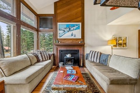 New! Brundage Meadows 1 - Bright, cozy - 2story - wood stove - forest views - by trails, lake, town House in McCall