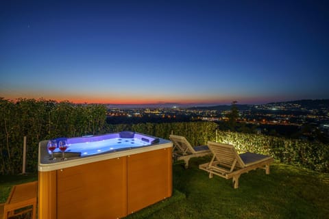 Night, Natural landscape, Hot Tub, Sunrise, Sunset, sunbed