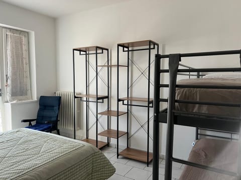 Bed, Bedroom, bunk bed, wardrobe