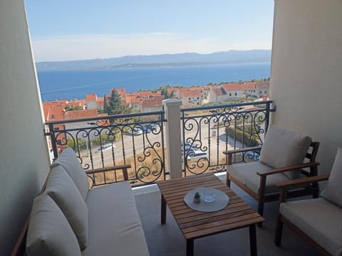 Day, Natural landscape, View (from property/room), Balcony/Terrace, Seating area, Sea view