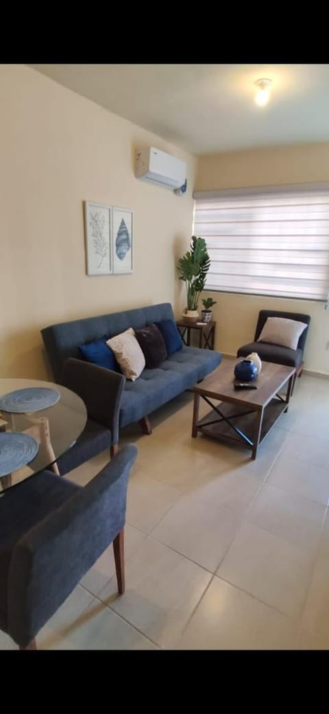 Living room, air conditioner